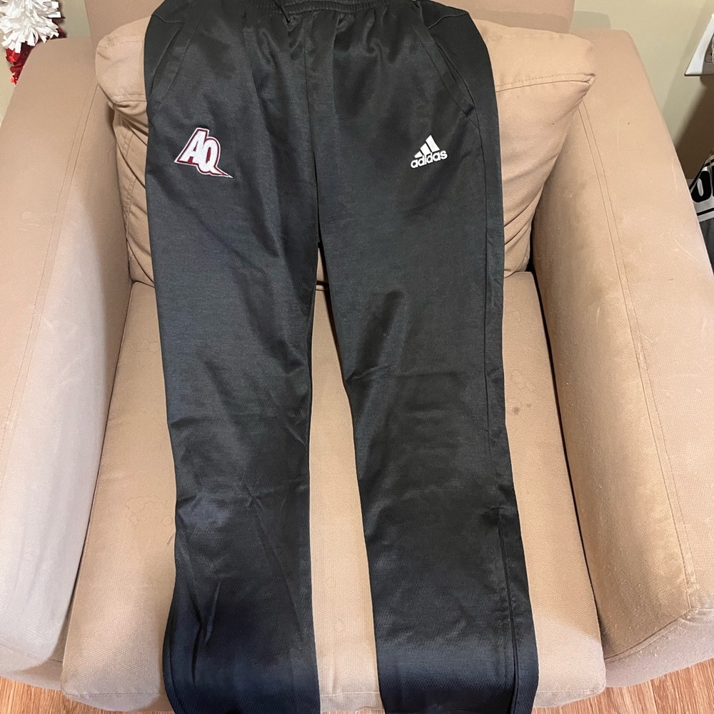 Adidas Kids Black Joggers with Logo